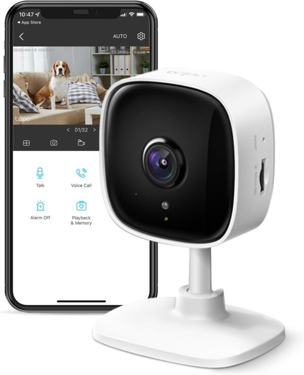 1080P Indoor Security Camera for Baby Monitor